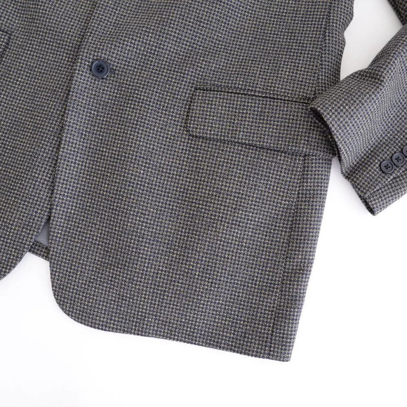 Givenchy Monsieur Grey Tweed Designer Wool Blazer - Picture 12 of 13
